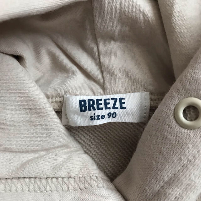 BREEZE(ブリーズ)のパーカーワンピース 未使用品 キッズ/ベビー/マタニティのキッズ服女の子用(90cm~)(ワンピース)の商品写真