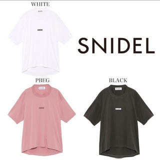 スナイデル(SNIDEL)のSNIDELロゴTシャツ(Tシャツ(半袖/袖なし))
