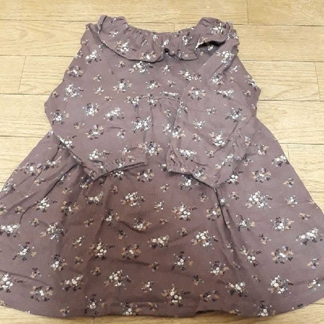 テータテート     花柄ワンピース95 キッズ/ベビー/マタニティのキッズ服女の子用(90cm~)(ワンピース)の商品写真