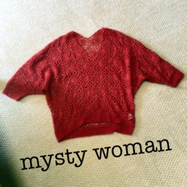 mysty woman(ミスティウーマン)のmysty womanかぎ編みニット レディースのトップス(ニット/セーター)の商品写真