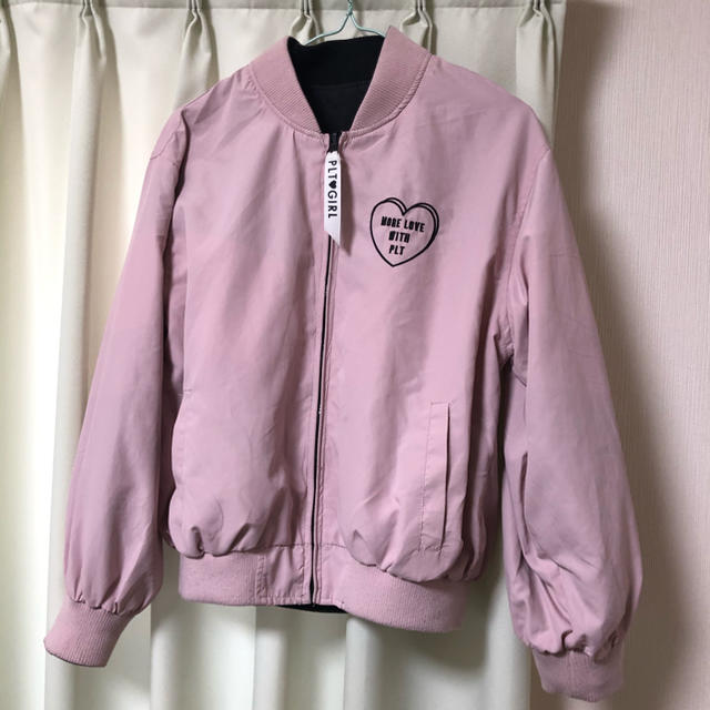 PINK-latte(ピンクラテ)のピンクラテ　リバーシブルジャケットS キッズ/ベビー/マタニティのキッズ服女の子用(90cm~)(ジャケット/上着)の商品写真