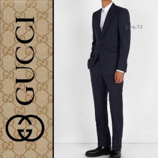 グッチ メンズスーツ(ブルー・ネイビー/青色系)の通販 10点 | Gucci