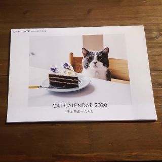 タカラジマシャ(宝島社)のGLOW1月号別冊付録　CAT CALENDAR2020(カレンダー/スケジュール)