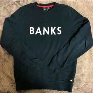 ロンハーマン(Ron Herman)のBANKS メンズトレーナー　美品(スウェット)