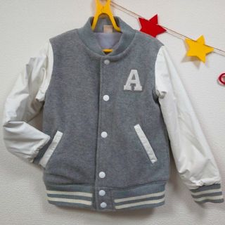 プティマイン(petit main)のpetit main★スタジャン★120size（美品）(ジャケット/上着)