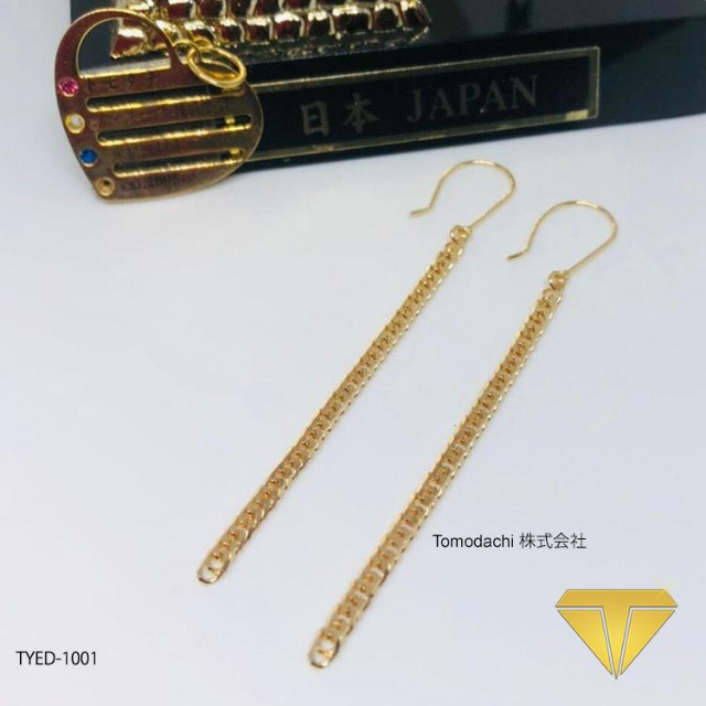 K18金 American Style Chain イヤリングイヤリング