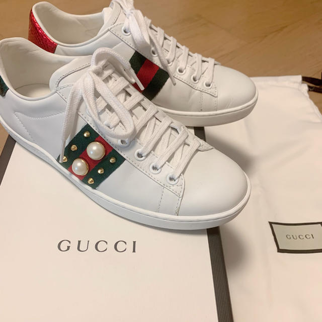 Gucci - 美品 Gucci スニーカー シューズ 日本限定 レディース エンブロイダリー の通販 by yuuu's shop｜グッチならラクマ