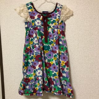 アナスイミニ(ANNA SUI mini)のアナスイミニ  花柄ワンピース(ワンピース)