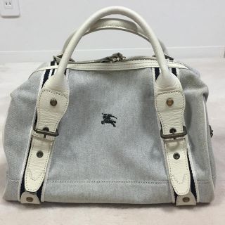 バーバリー(BURBERRY)のバーバリーブルーレーベル♡バッグ(水色)(ボストンバッグ)