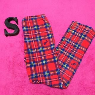 ロニィ(RONI)の新品★訳ありRONI★チェックレギンス★S(パンツ/スパッツ)