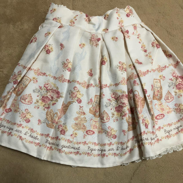 LIZ LISA(リズリサ)のピクニック柄スカート レディースのスカート(ミニスカート)の商品写真