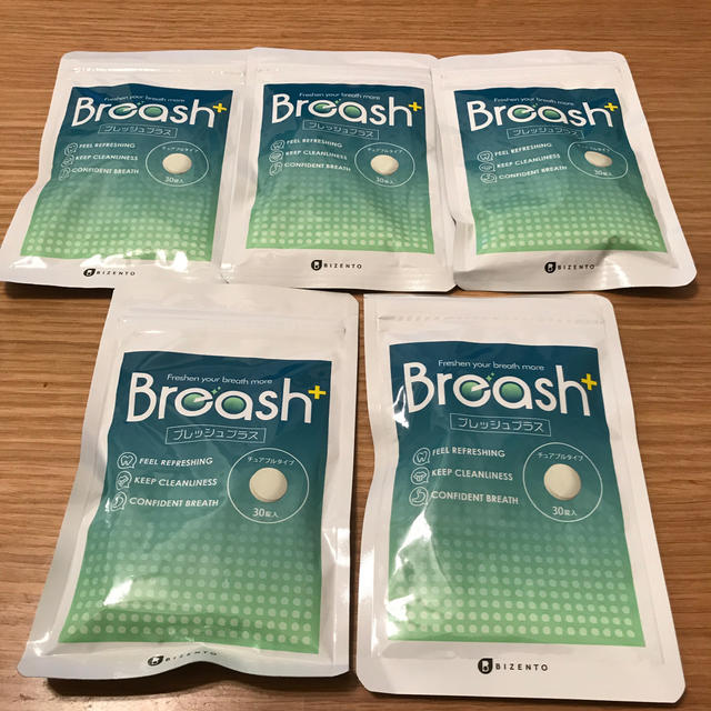 ブレッシュ breash 30粒入り× 5袋 - 口臭防止/エチケット用品