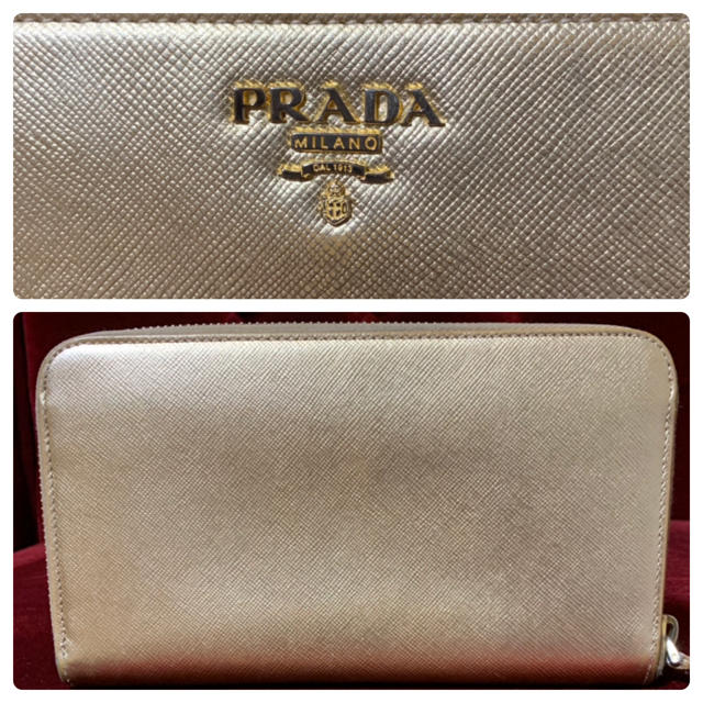 PRADA(プラダ)の《プラダ》ラウンドファスナー長財布♪ レディースのファッション小物(財布)の商品写真