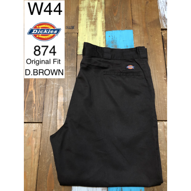 Dickies(ディッキーズ)のおのたんさん専用３９６６９ ディッキーズ ８７４ Dブラウン W４４ メンズのパンツ(ワークパンツ/カーゴパンツ)の商品写真