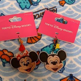 ディズニー(Disney)のディズニー ミッキー ミニー 実写 イヤリング TDR TDL TDS(イヤリング)