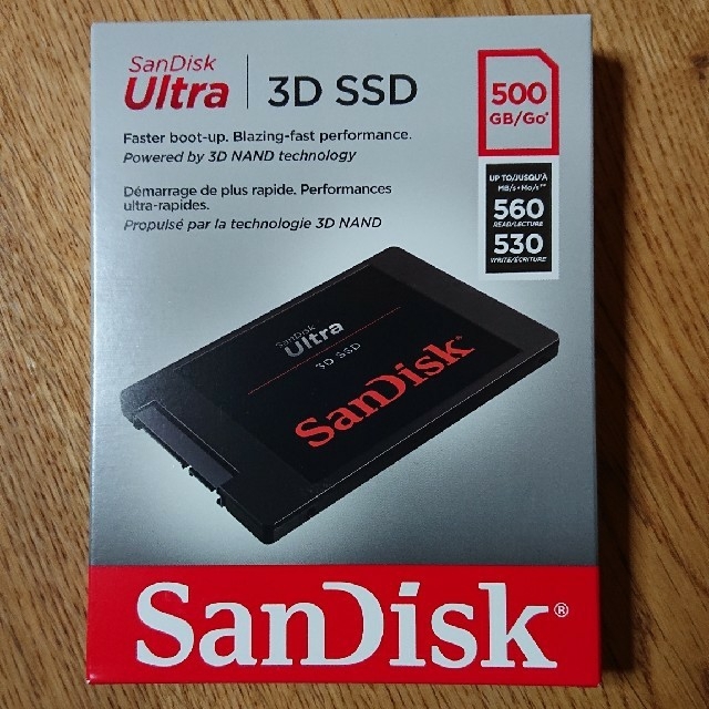 スマホ/家電/カメラSanDisk SSD  500GB