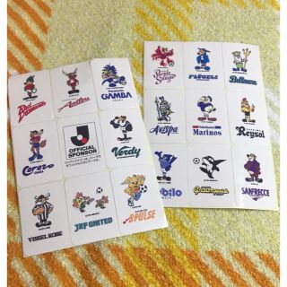 Jリーグ キャラクター シール(記念品/関連グッズ)