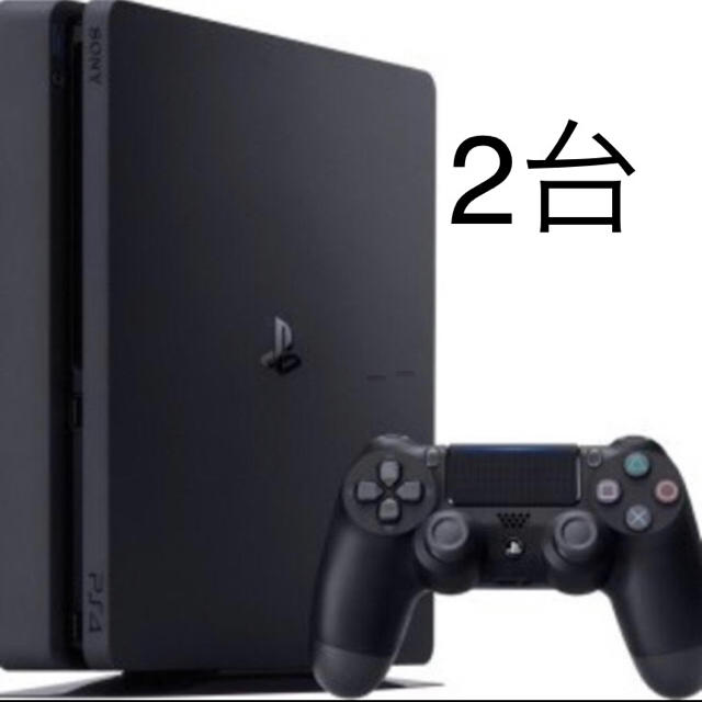 PlayStation 4  黒 2台セットエンタメ/ホビー