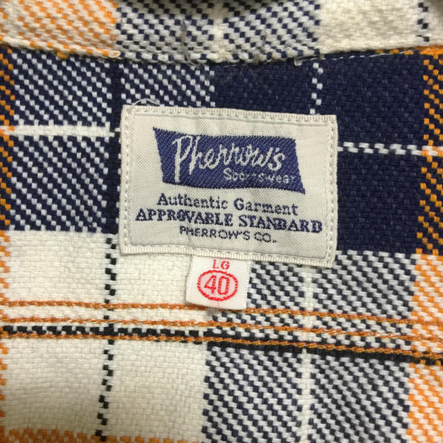 PHERROW'S(フェローズ)のフェローズ ヘビーネルシャツ メンズのトップス(シャツ)の商品写真
