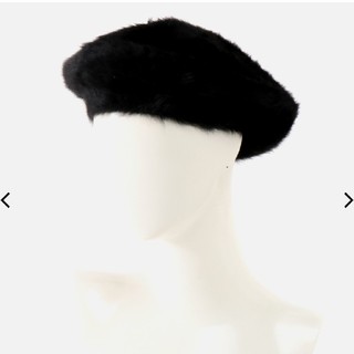 アズールバイマウジー(AZUL by moussy)の新品タグ付　シャギーベレー帽(ハンチング/ベレー帽)