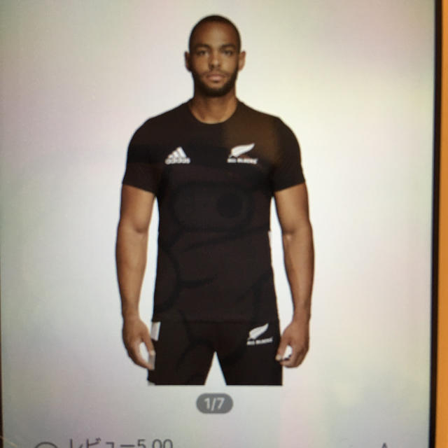 adidas(アディダス)のadidas オールブラックス　Tシャツ　ラグビー メンズのトップス(Tシャツ/カットソー(半袖/袖なし))の商品写真