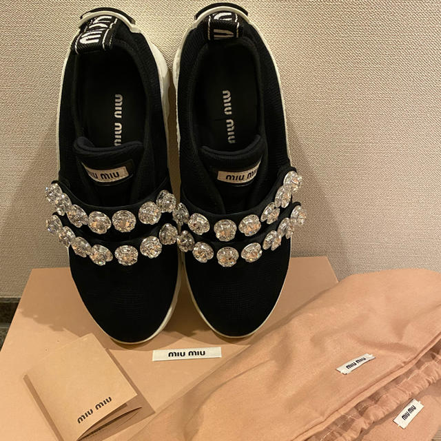 miu miu ミュウミュウ スニーカー スリッポン 36