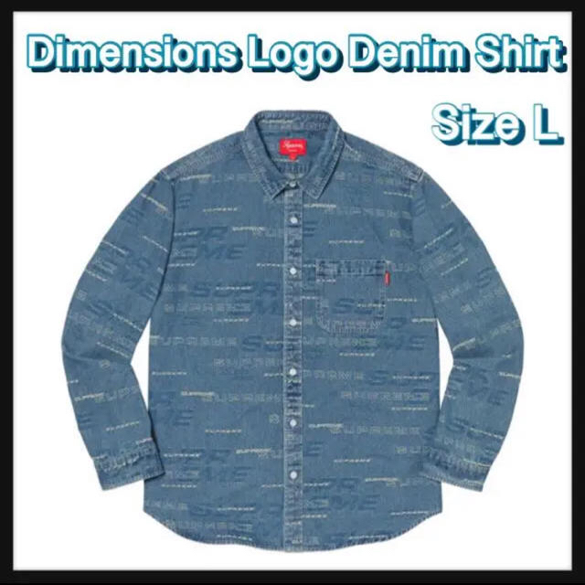 ビジネス 【L】Dimensions Logo Denim Shirt | www.artfive.co.jp