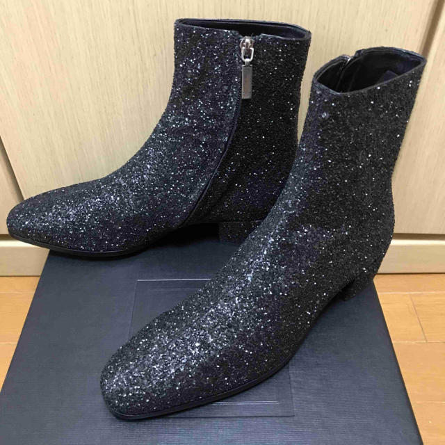 saint laurent グリッターブーツ  19aw 新品 確実正規品