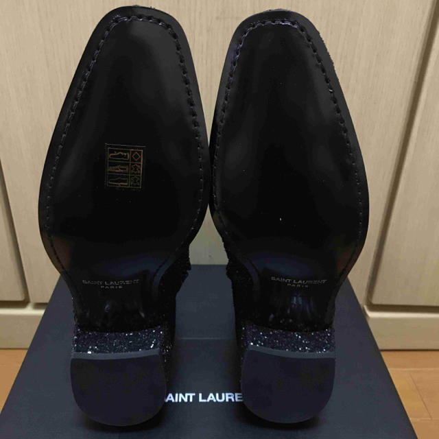 saint laurent グリッターブーツ  19aw 新品 確実正規品