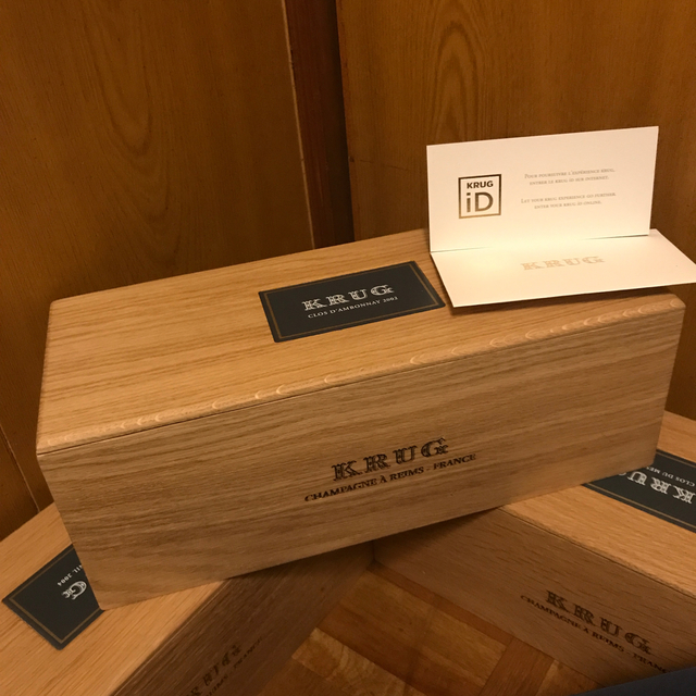 【在庫一掃❗️SALE❣️】KRUG・クルグ／木製化粧箱 × 5箱セット 食品/飲料/酒の酒(シャンパン/スパークリングワイン)の商品写真