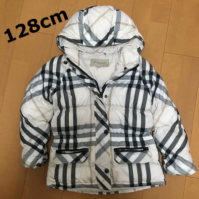 バーバリーBurberryダウンコート 128cm女の子 大人の上質 4940円引き ...