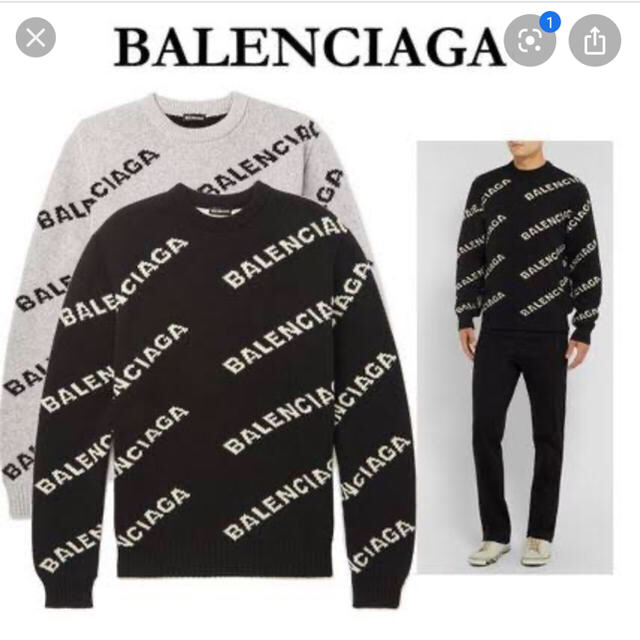 Balenciaga(バレンシアガ)のBALENCIAGA インポート 冬服ニット メンズのトップス(パーカー)の商品写真