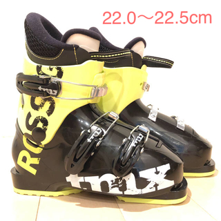 ロシニョール(ROSSIGNOL)の子供用スキーブーツ ROSSIGNOL TMX J3 BLACK/YELLOW(ブーツ)
