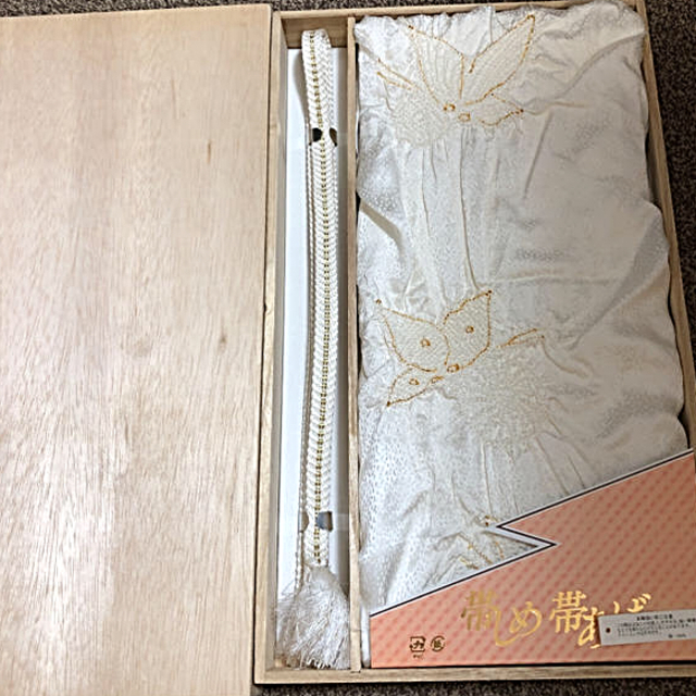 ★冠婚用帯揚げ帯締めセット★新品未使用/正絹100% レディースの水着/浴衣(和装小物)の商品写真