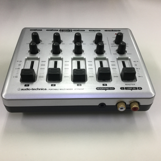 audio-technica - ポータブルマルチミキサーAT-PMX5P オーディオ audio-technica - ポータブルマルチミキサーAT-PMX5P オーディオ
