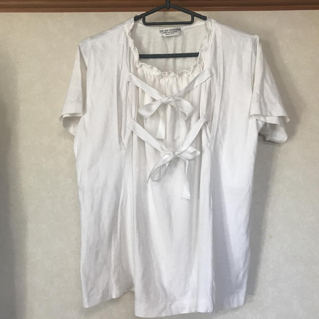 COMME des GARCONS(コムデギャルソン)のrobe de chambre コムデギャルソン 半袖Tシャツ レディースのトップス(Tシャツ(半袖/袖なし))の商品写真