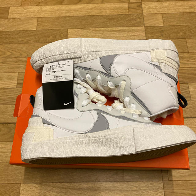 SACAI × NIKE Blazer Mid 26.5cm 2