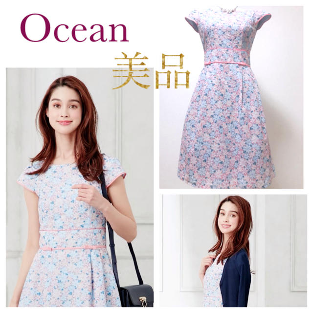 TOCCA(トッカ)のTOCCA❀*贅沢なお刺繍が人気のOcean♡定価約6万円 レディースのワンピース(ひざ丈ワンピース)の商品写真