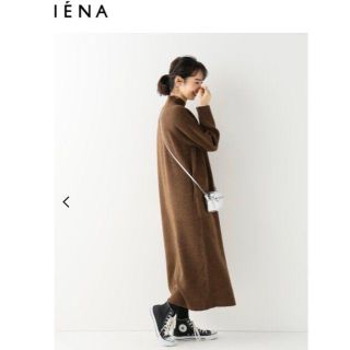 イエナ(IENA)の【今期】完売　イエナ　トラッゾドンナ ニットこなれワンピース　ブラウン(シャツ/ブラウス(長袖/七分))