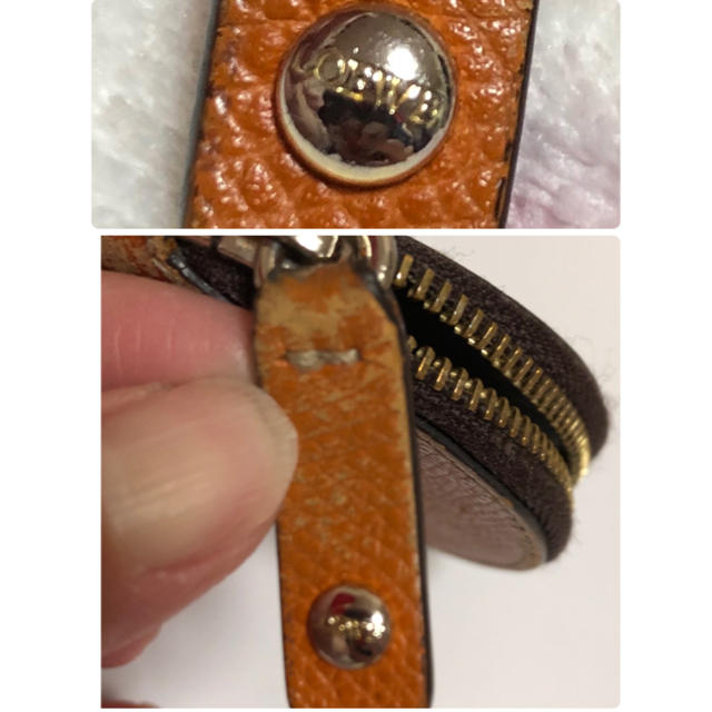 LOEWE(ロエベ)のLOEWEコインケース、オレンジ レディースのファッション小物(コインケース)の商品写真