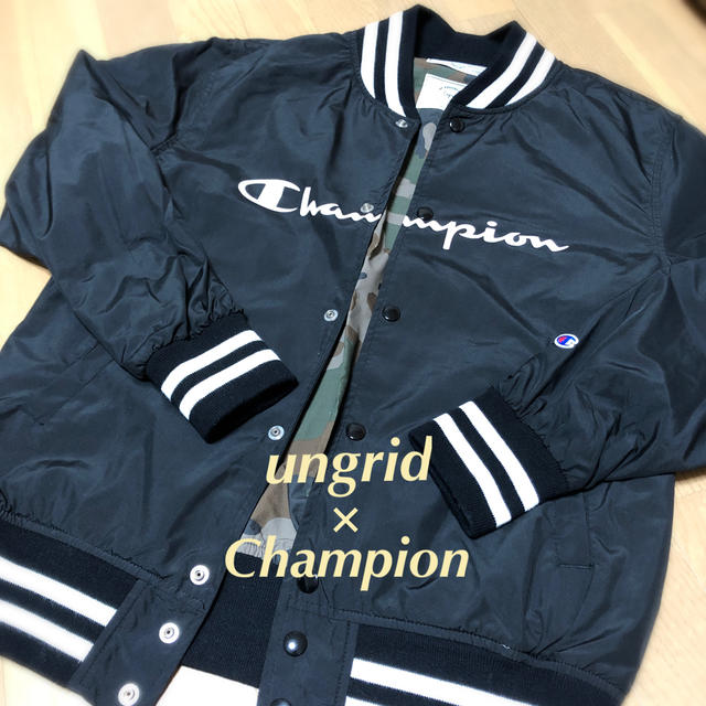 Ungrid(アングリッド)のungrid×Championブルゾン レディースのジャケット/アウター(ブルゾン)の商品写真