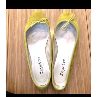 レペット(repetto)のレペット repett バレエシューズ サンドリオン スエード イエロー(バレエシューズ)