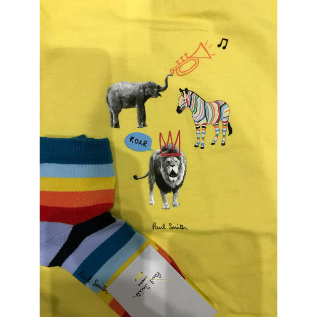 Paul Smith(ポールスミス)のポールスミス キッズ Tシャツ 靴下 セット キッズ/ベビー/マタニティのキッズ服男の子用(90cm~)(Tシャツ/カットソー)の商品写真