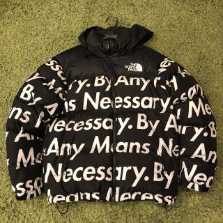 シュプリーム(Supreme)のsupreme by any means nuptse jacket mサイズ(ダウンジャケット)