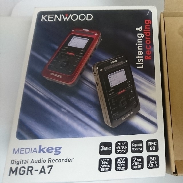 KENWOOD(ケンウッド)のデジタルオーディオレコーダー スマホ/家電/カメラのオーディオ機器(その他)の商品写真