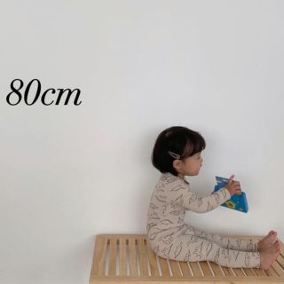 ベビーギャップ(babyGAP)の新品  韓国子供服 恐竜パジャマ パジャマ ホームウエア セットアップ レギンス(Ｔシャツ)