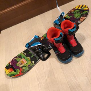 バートン(BURTON)の新春特別値引き 美品 BURTON 100cm板 ブーツ20.5cm 3点セット(ボード)