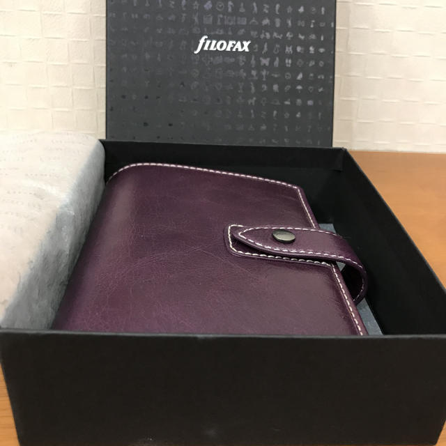 Filofax(ファイロファックス)のfILOFAX マルデン パープル スモール システム手帳 ミニ6 メンズのファッション小物(手帳)の商品写真