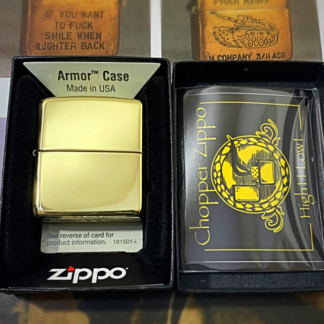 ZIPPO(ジッポー)の自作　#30 chopper zippo アーマー 169 ショートカスタム　 メンズのファッション小物(タバコグッズ)の商品写真