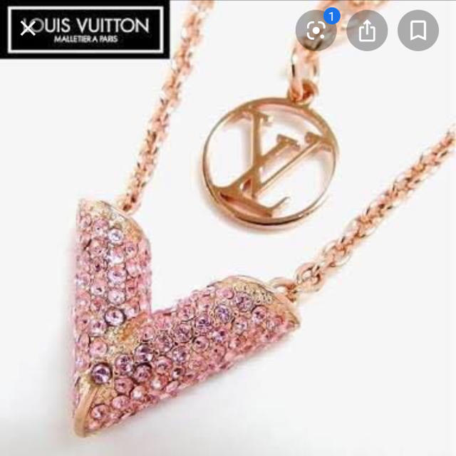 超美品】ルイヴィトン ネックレス・エセンシャルV ストラス-